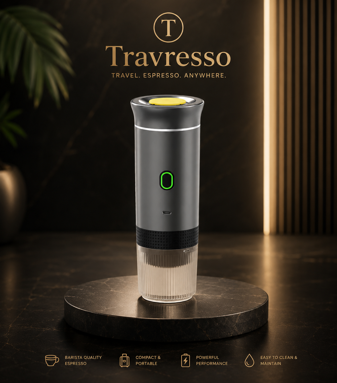 The Travresso signature series 3-in-1 | Professional Grade Portable Barista System