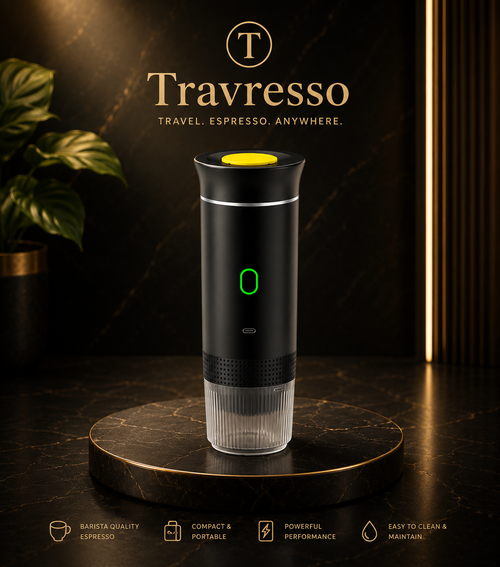 The Travresso signature series 3-in-1 | Professional Grade Portable Barista System